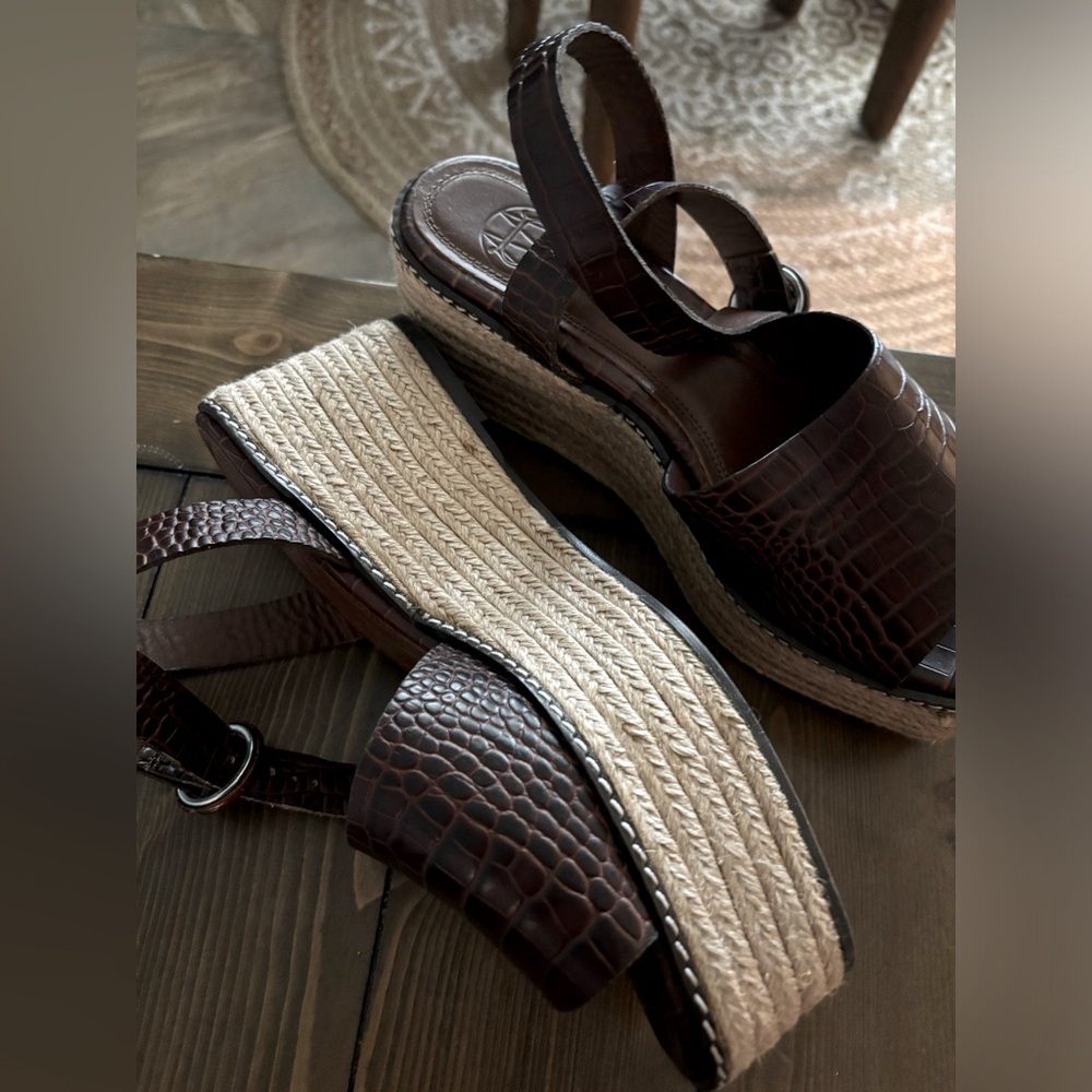 Massimo ditto wedge heel strap sandals